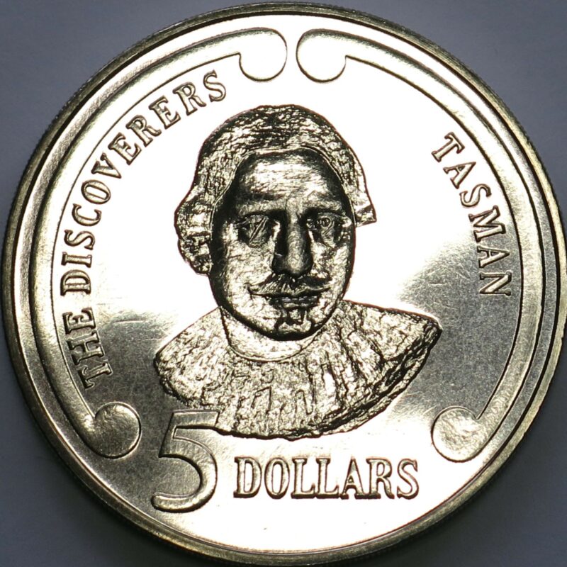Abel Tasman 5 Dollar 1992