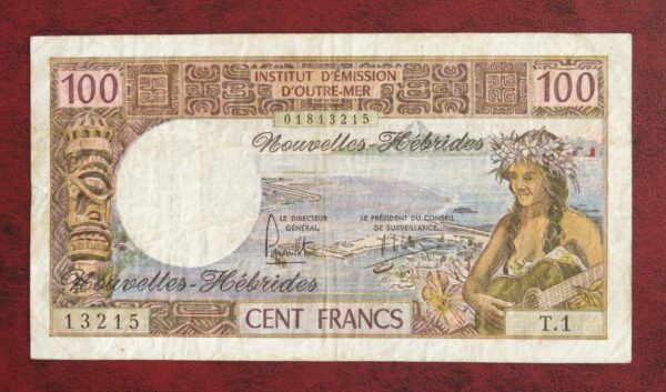 New Hebrides 100 Francs