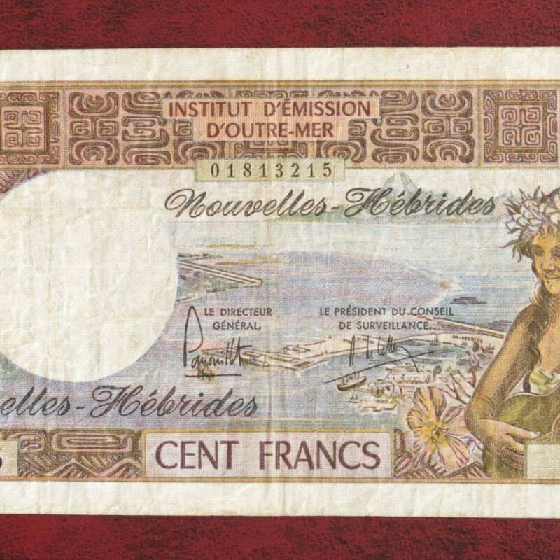 New Hebrides 100 Francs