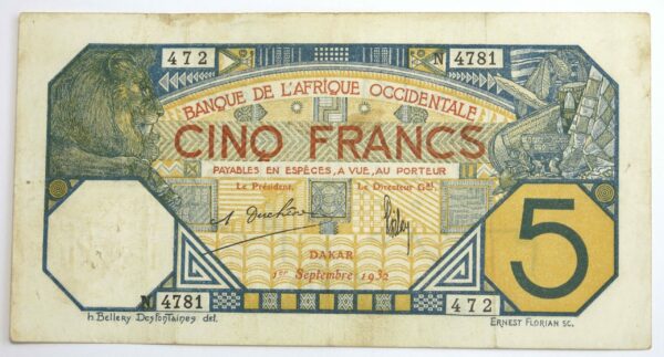 French West Africa  1932