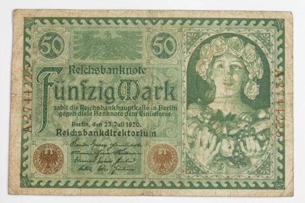 German 50 Mark 1920