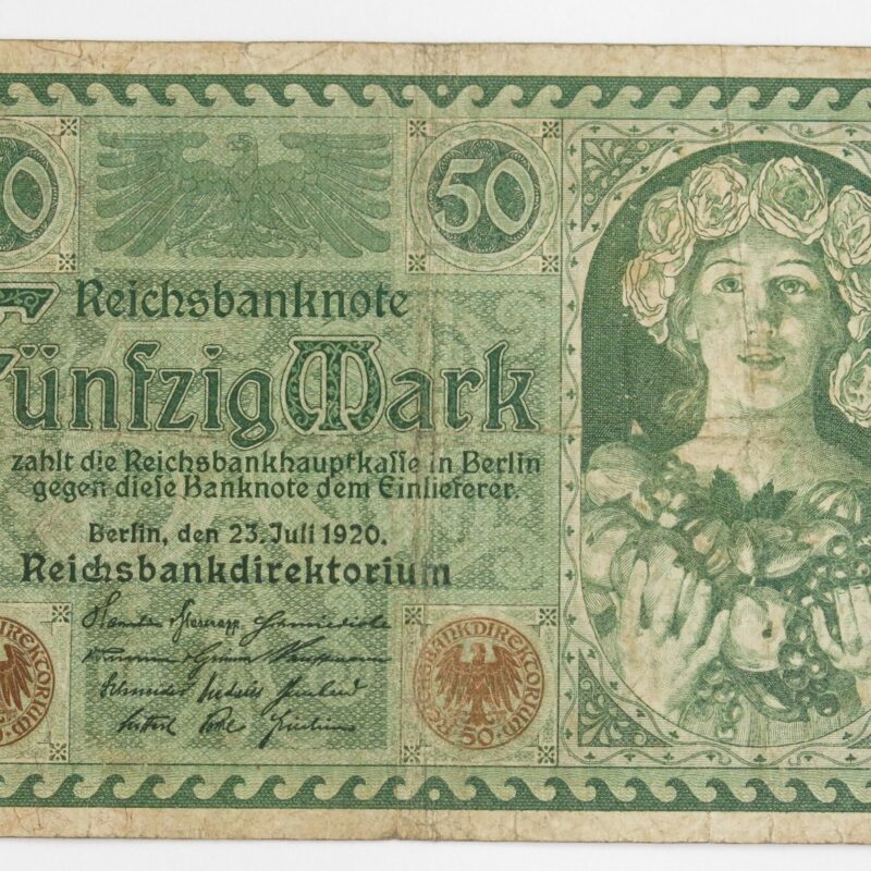 German 50 Mark 1920