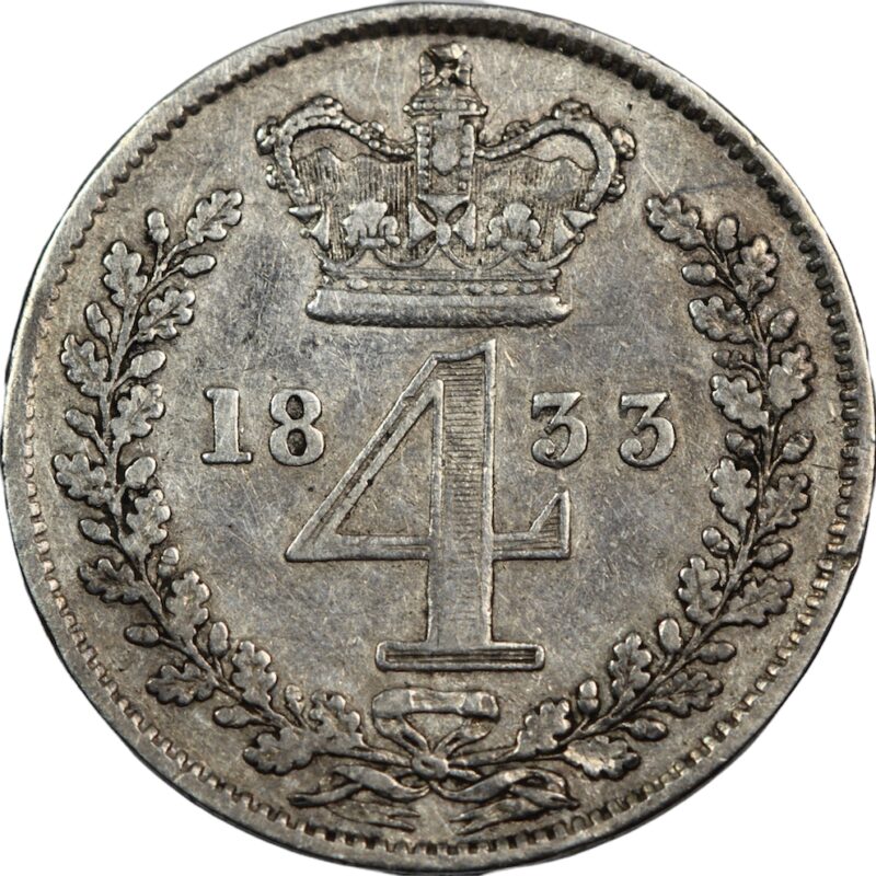 Maundy Fourpence 1833