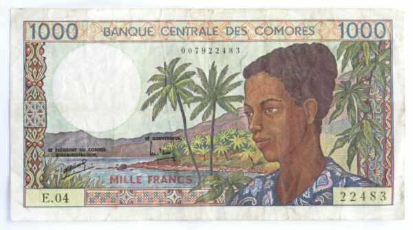 Comoros 1000 Francs