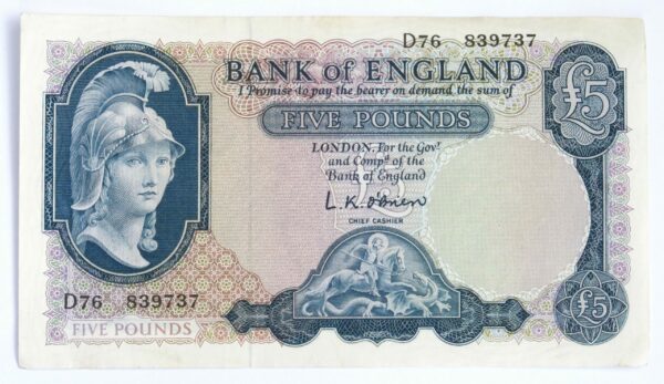 Five Pounds 1957-61
