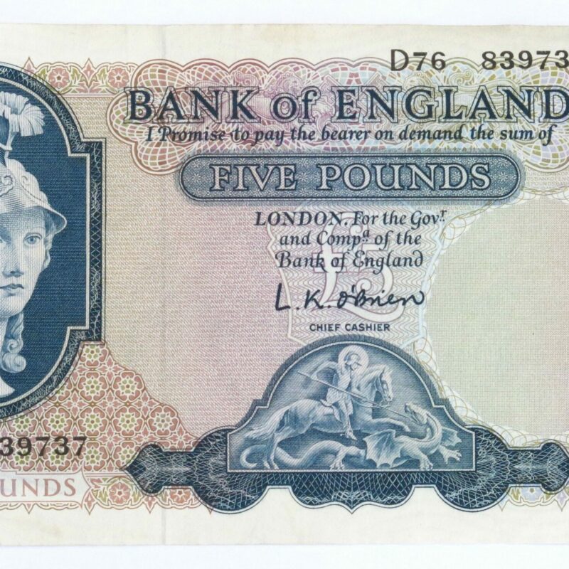 Five Pounds 1957-61