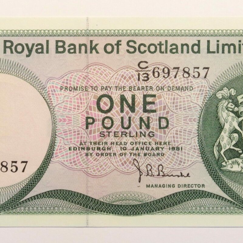 Royal Bank of Scotland Pound