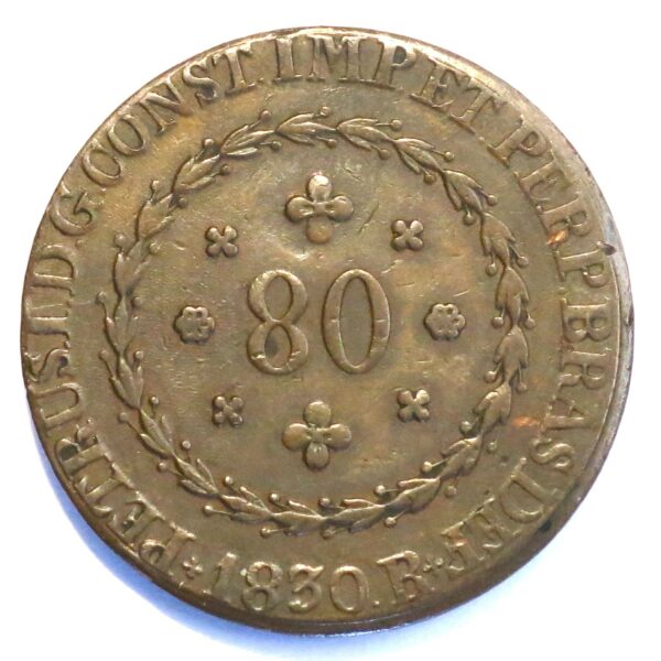 Brazil 80 Reis 1830