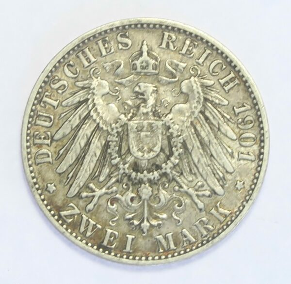 Bavaria 2 Marks 1901D