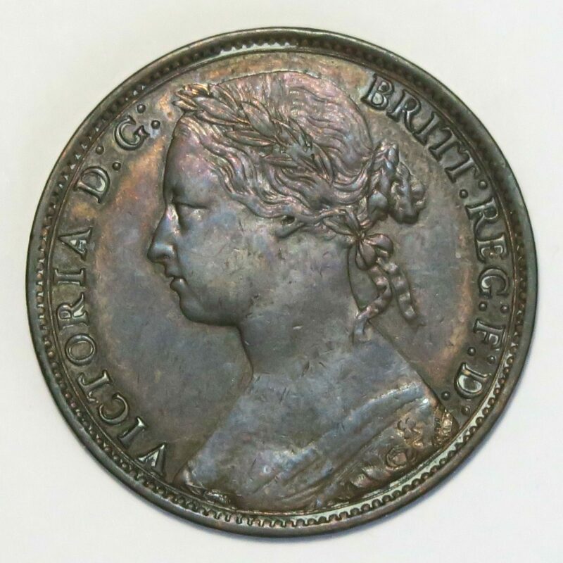 1879 Penny aEF