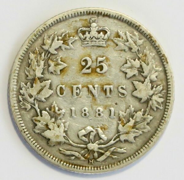 Canada 25 Cent 1881
