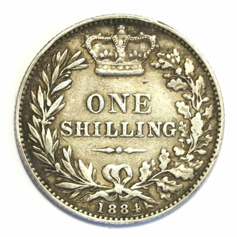 1884 Shilling VF