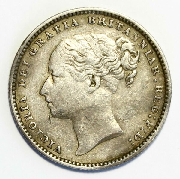 1884 Shilling VF