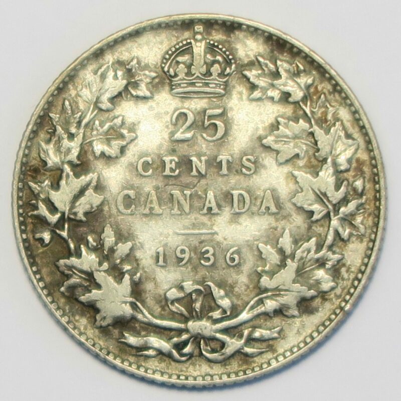 Canada 25 Cent 1936