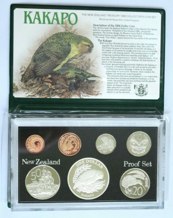 1986 Kakapo Proof set