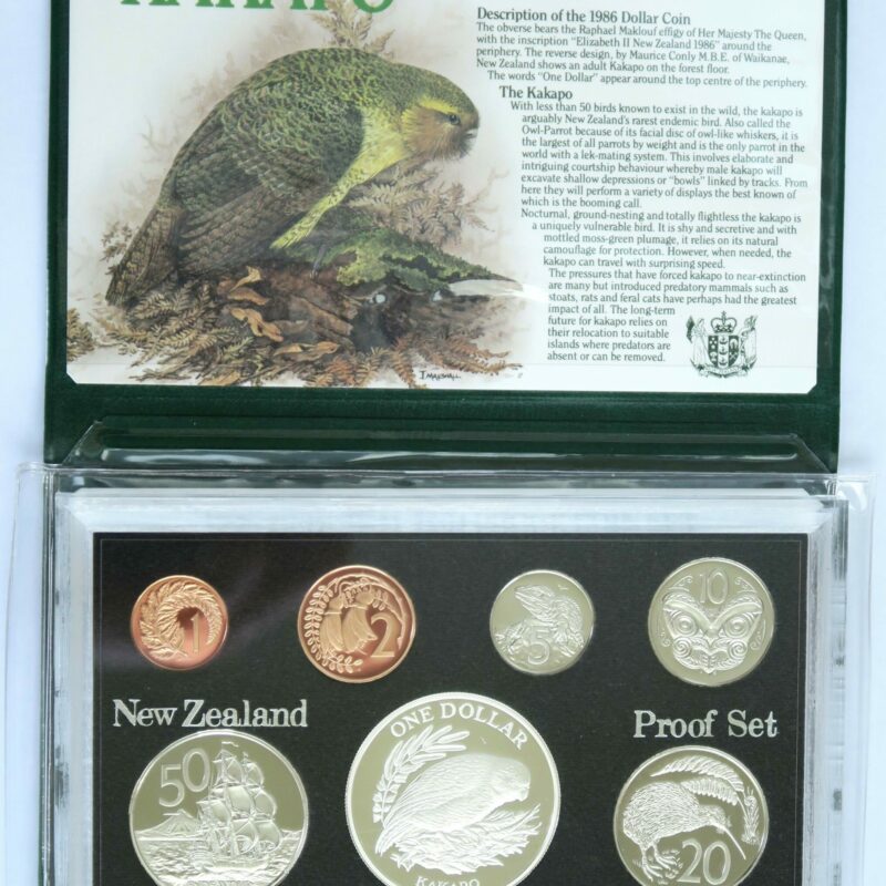 1986 Kakapo Proof set