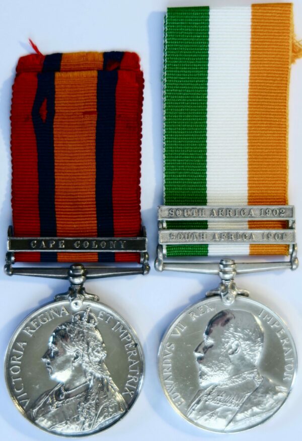 Boer War Medals Pair