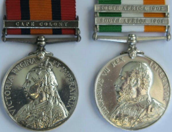 Boer War Medals Pair