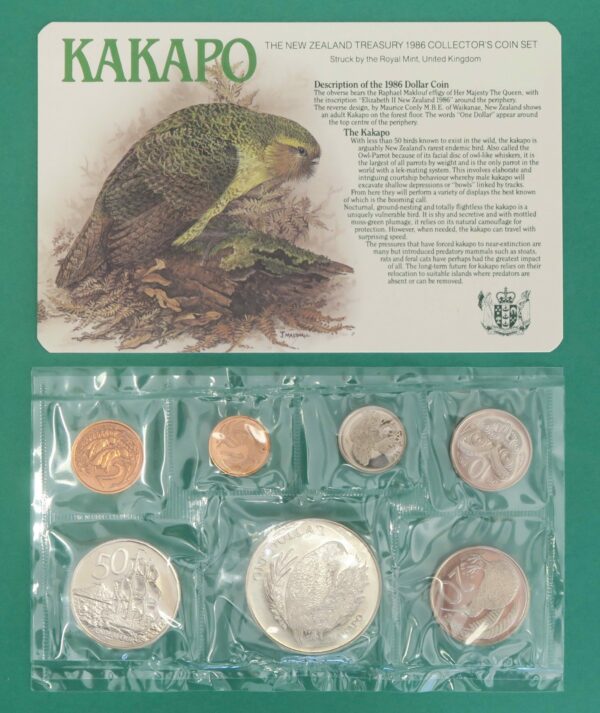 Kakapo coin set