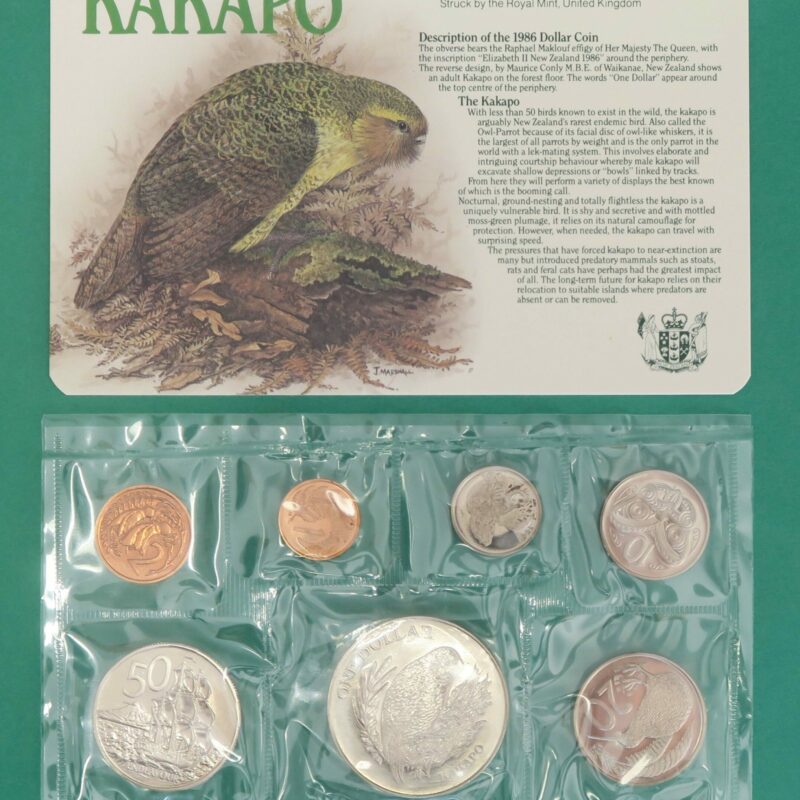 Kakapo coin set