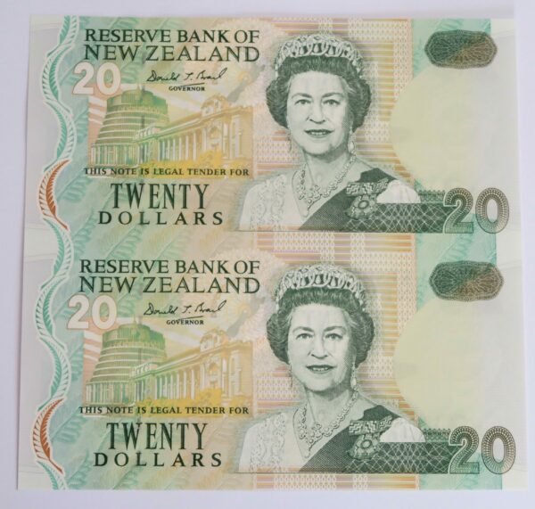 $20 Pair Reverse Blue Serials
