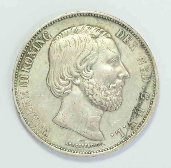 Netherlands 2-1/2 Gulden 1874
