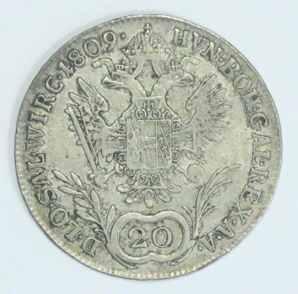 Austria 20 Kreuzer 1809A