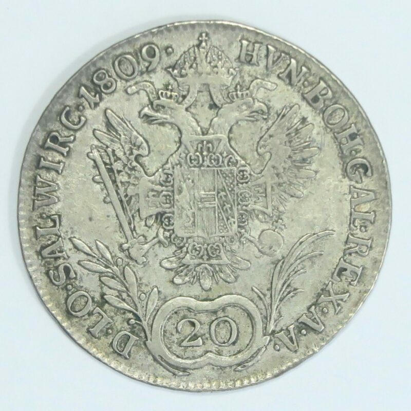 Austria 20 Kreuzer 1809A
