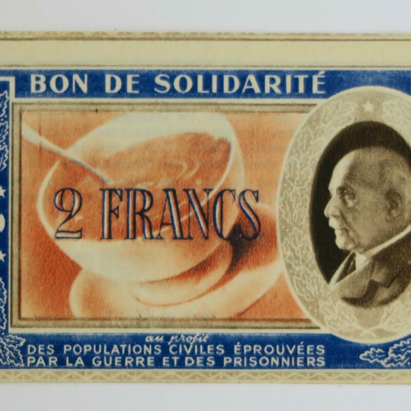 2 Francs Bon de Solidarite