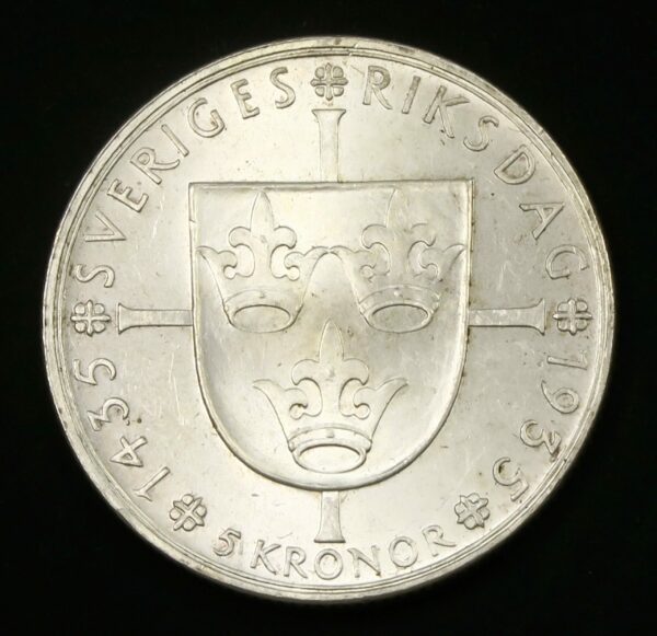 Sweden 5 Kronur 1935