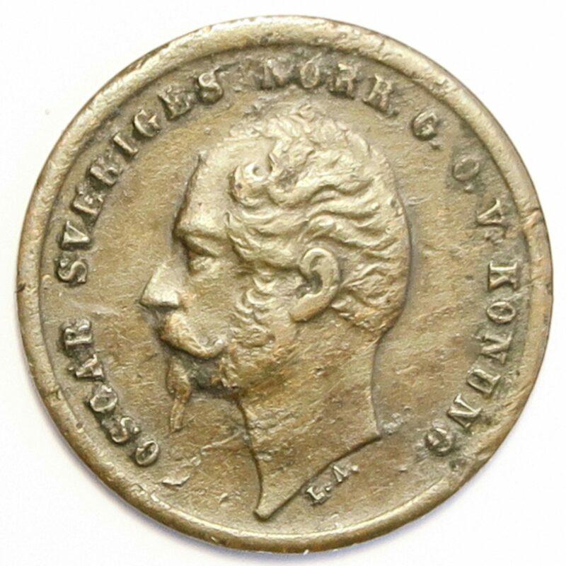 Sweden One Ore 1858