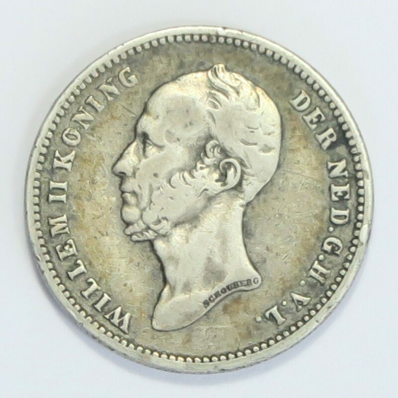 Netherlands 25 cents 1848