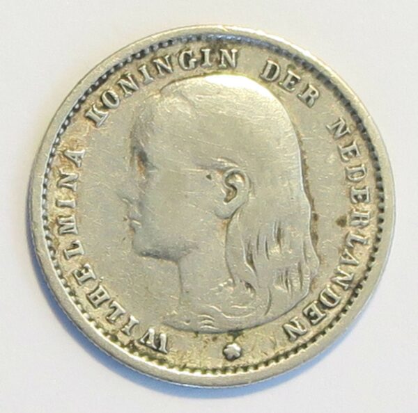 Netherlands 10 Cents 1893
