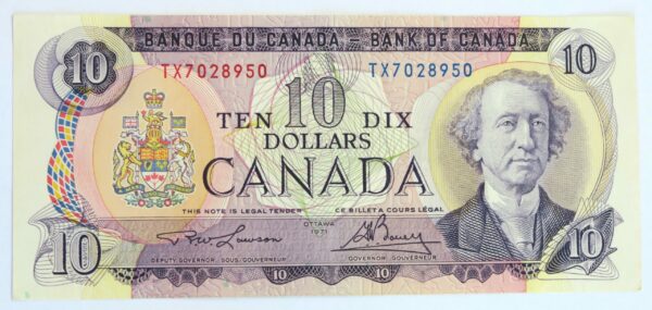 $10 Canada 1971