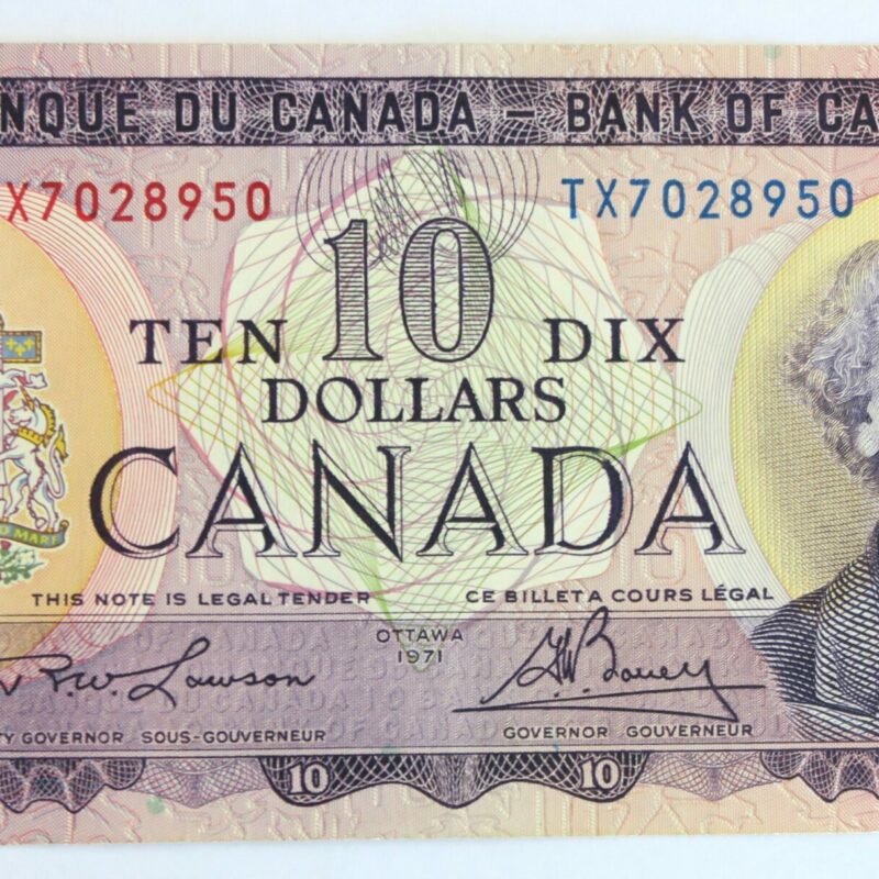 $10 Canada 1971