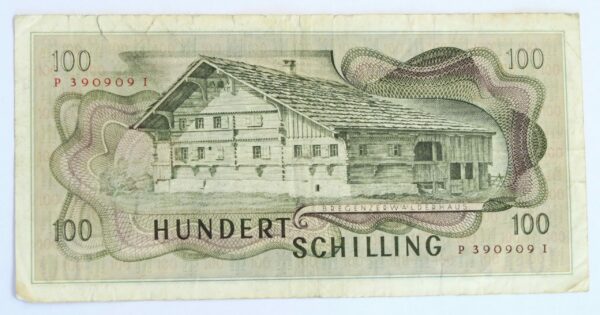 Austria 100 Schilling 1969