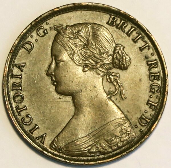1862 Halfpenny EF