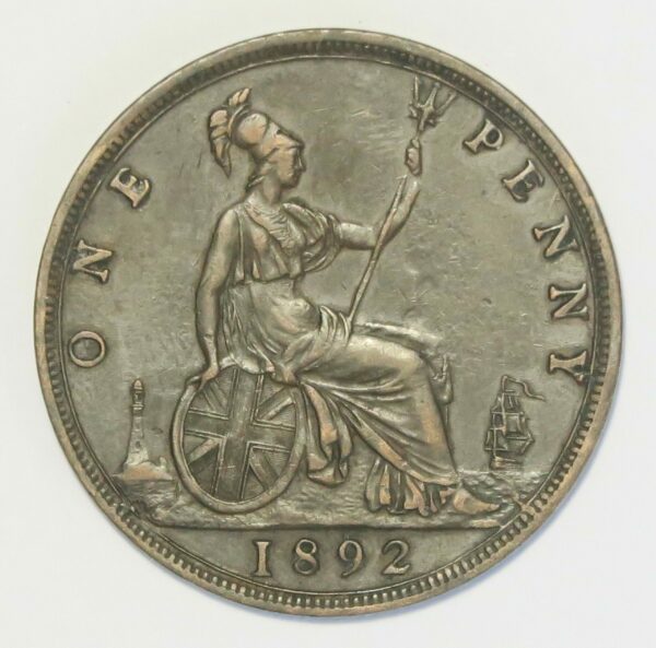 1892 Penny Broken Arm
