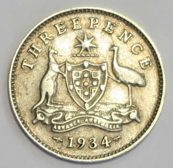 Australia Threepence 1934