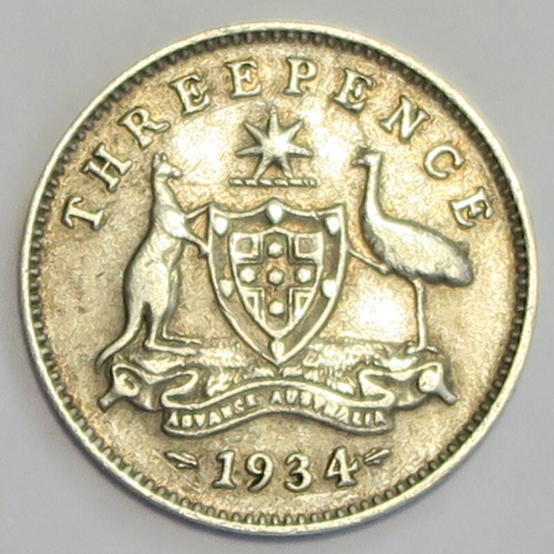 Australia Threepence 1934