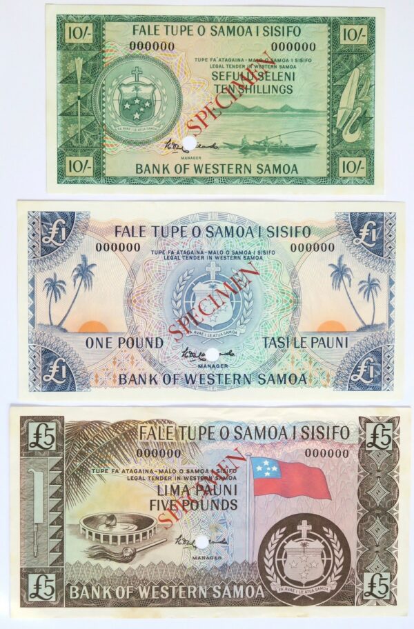 Samoa SPECIMEN set 1963