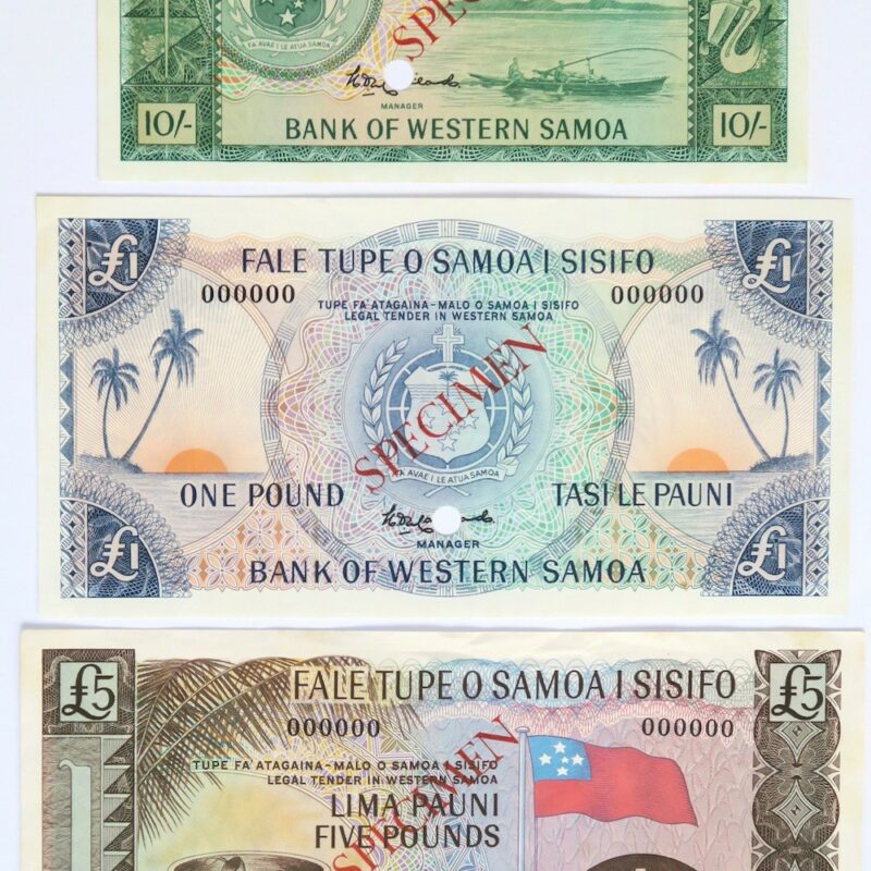 Samoa SPECIMEN set 1963