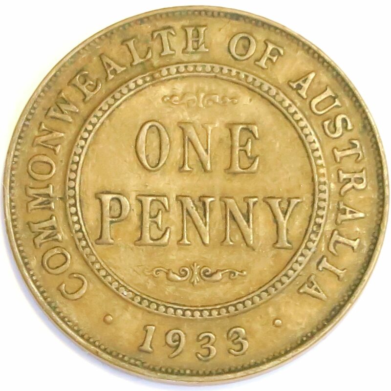 Australian 1933/2 Penny