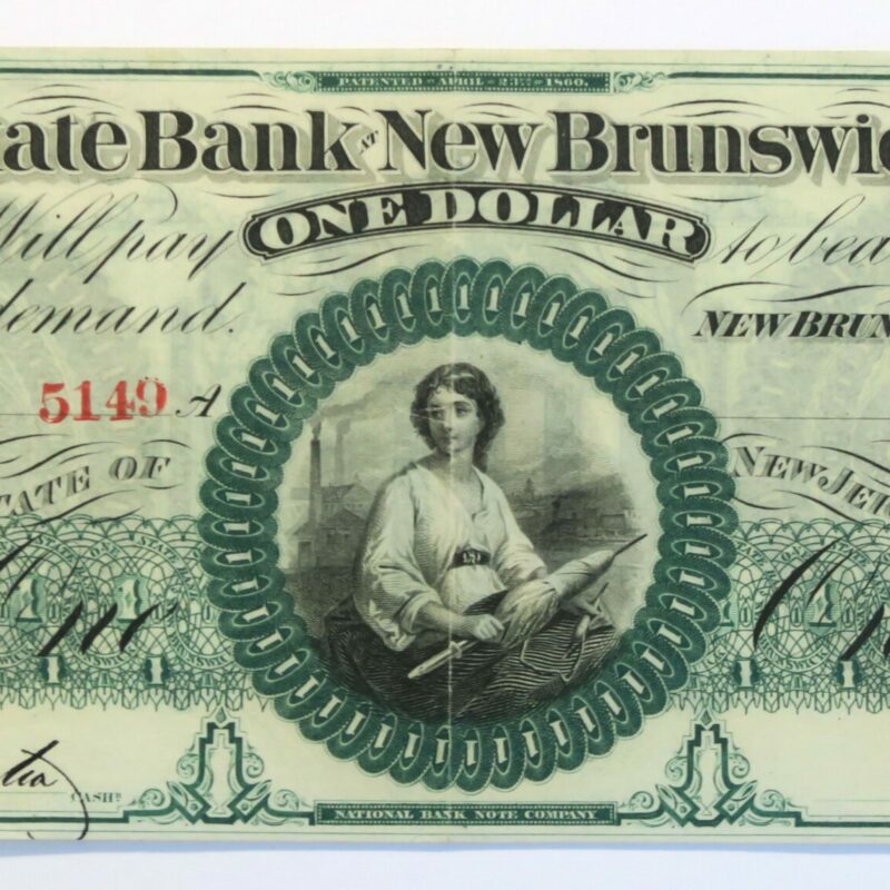 New Brunswick Dollar 1860's