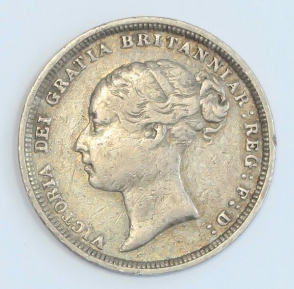 1885 Sixpence