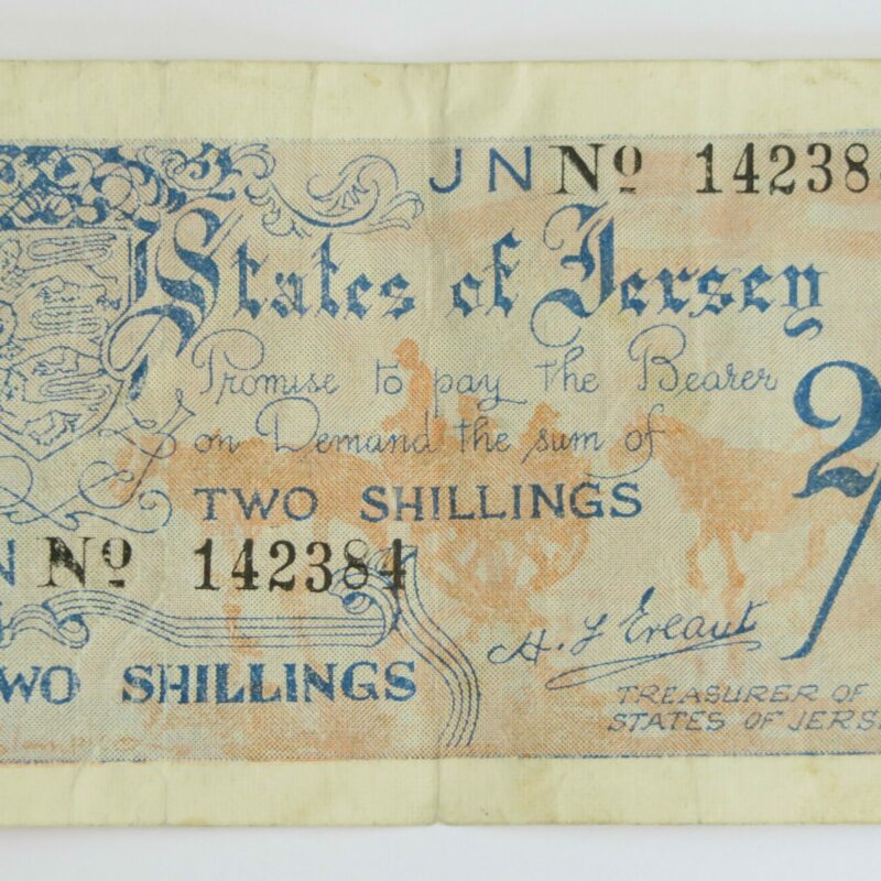 Jersey 2 Shillings 1941-2