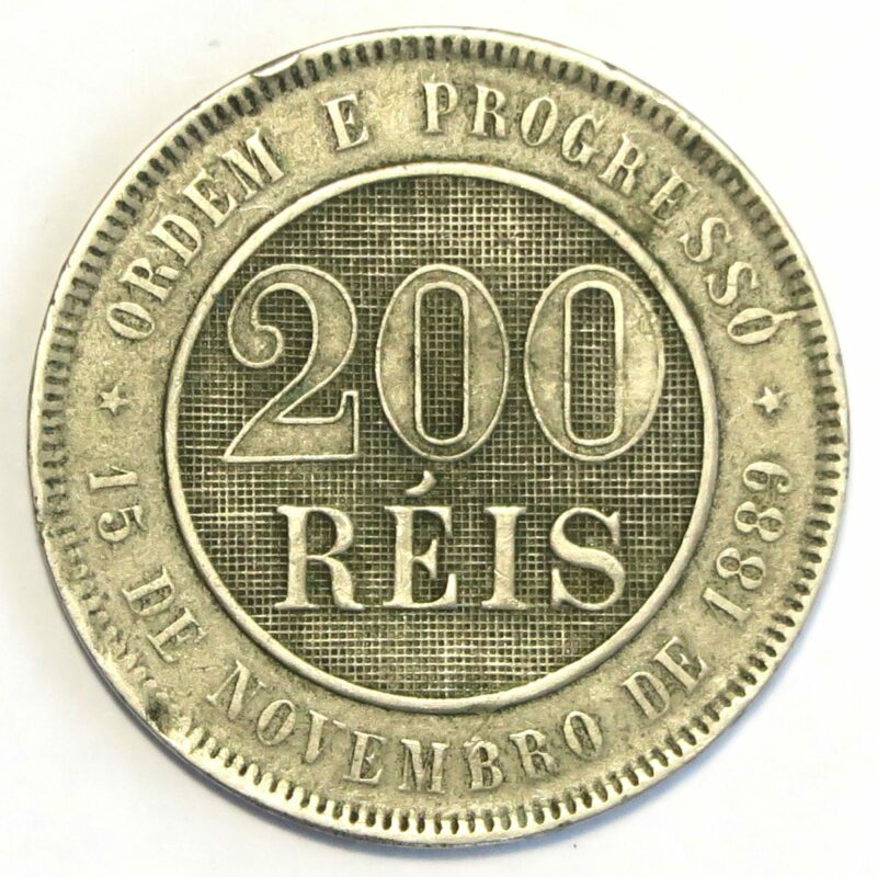 Brazil 200 Reis 1893