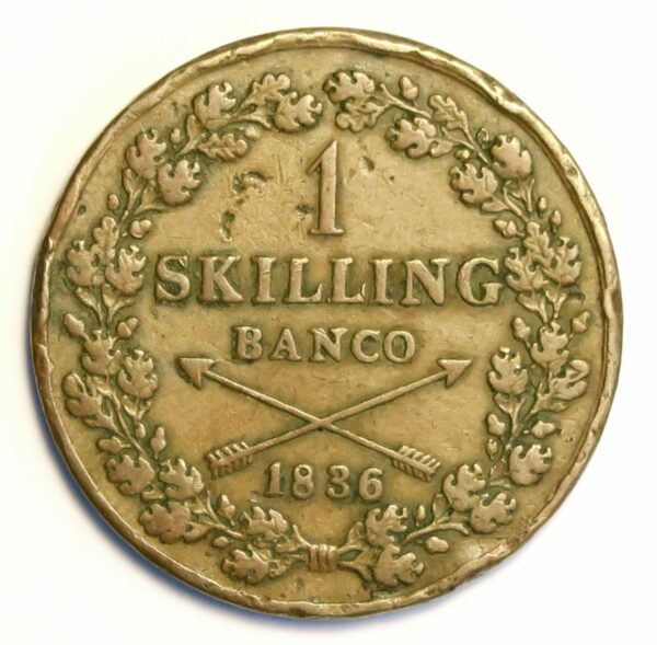 Sweden Skilling 1836