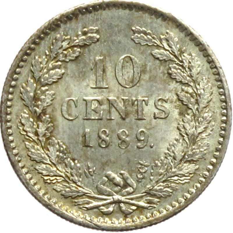 Ten Cents 1889 EF