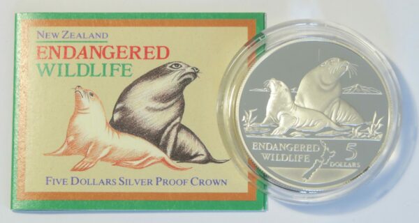Sea Lion 1993 Silver $5